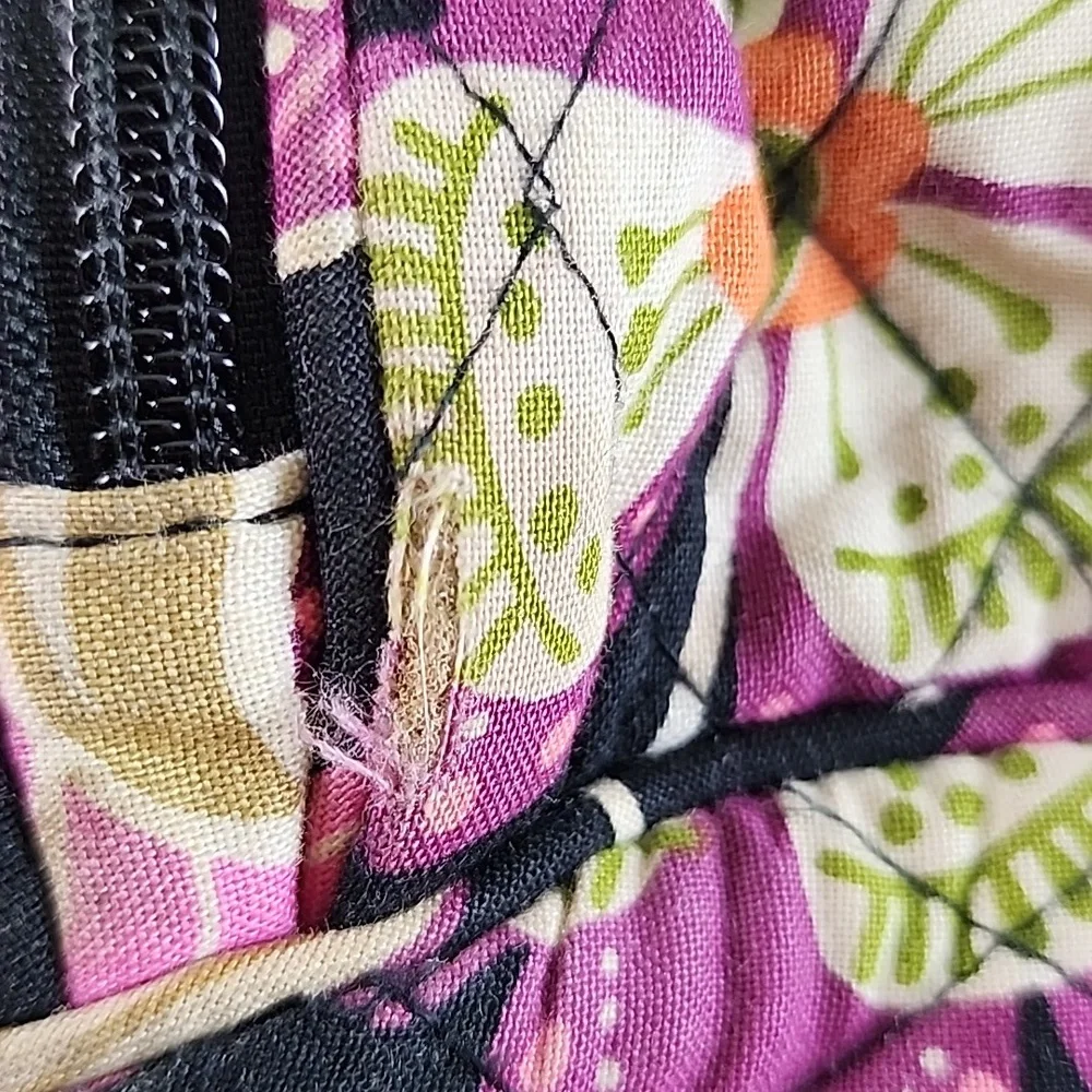 Vera Bradley Pirouette Pink floral large campus backpack padded laptop slot - Picture 14 of 14